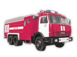 Автоцистерна пожарная  АЦ-7-40 КамАЗ-53215