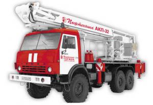 Автоподъемник коленчатый пожарный АКП-32 КамАЗ-43118 (53215)