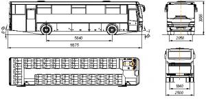 Автобус НЕФАЗ-5299-37-33 (СХЕМА)