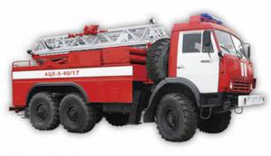 Автоцистерна пожарная с лестницей АЦЛ-3-40/17 КамАЗ-43253