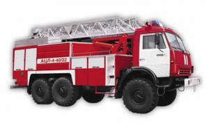 Автоцистерна пожарная с лестницей АЦЛ-4-40/22 КамАЗ-43118