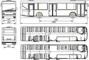 Автобус НЕФАЗ-52997-10 (СХЕМА)